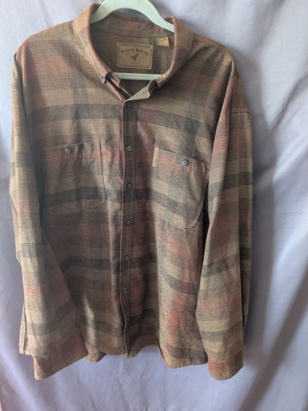 North River Outfitters XXL Plaid Shirt